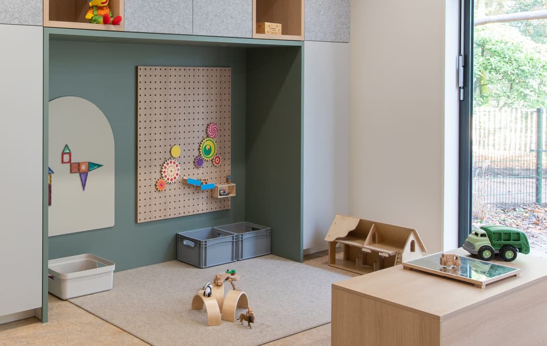 Bouwhoek in de kinderopvang