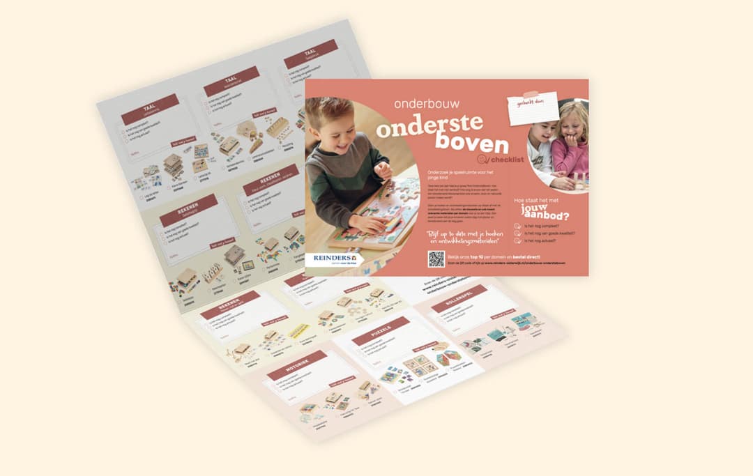 Op de afbeelding zie je een geel vlak met de onderbouw ondersteboven placemet.