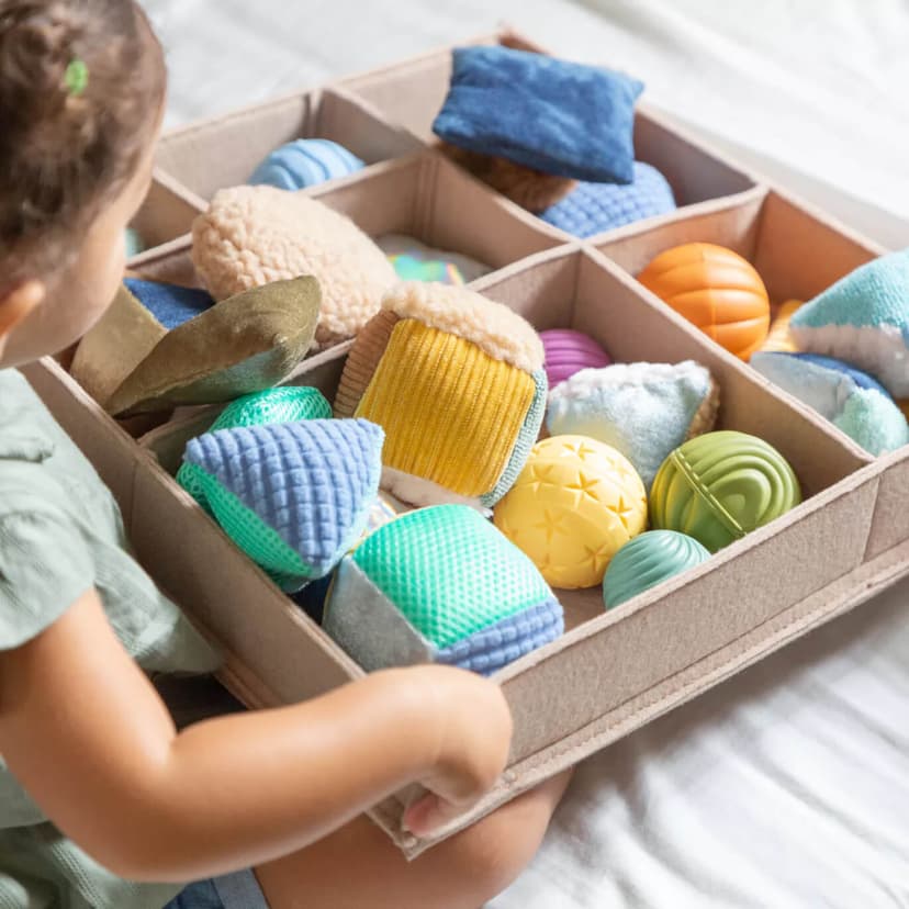 Bak met looseparts items